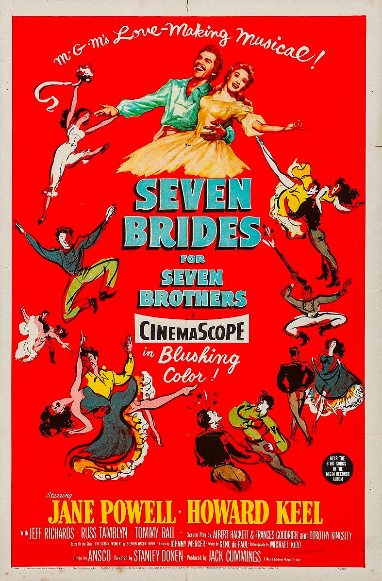 One of the songs in this musical contains a clever play on words—"The Sobbin' Women"—that will clue the viewer in on what inspired "Seven Brides for Seven Brothers": the Roman tale of the Sabine Women. (Public Domain)