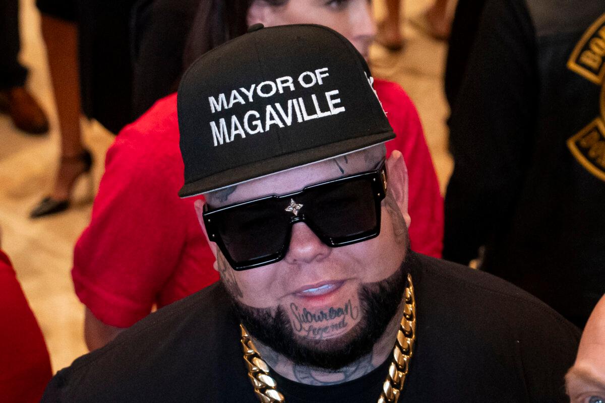 Trump’s Bronx Rally Sparked Voter Registration Amid Rap Music 2 Rapper Forgiato Blow attends Republican presidential candidate former President Donald J. Trump’s Super Tuesday remarks at Mar-a-Lago Club in Palm Beach, Fla., on March 5, 2024. (Madalina Vasiliu/The Epoch Times)
