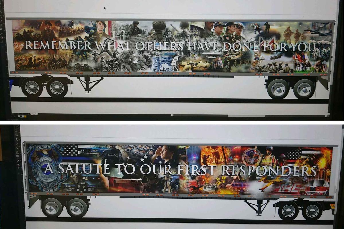 The design of the trailer in digital format. (Courtesy of <a href="https://www.facebook.com/FLD431">Forged By Fire</a>)