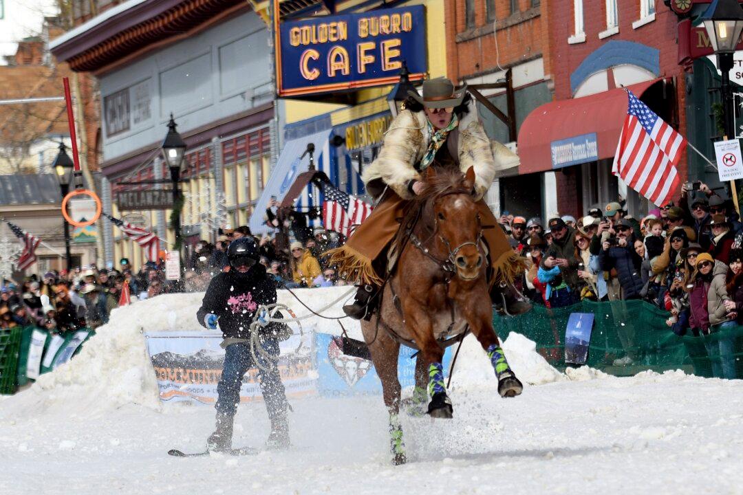 What Do You Get When You Cross Rodeo With Skiing? The Wild and Wacky Skijoring