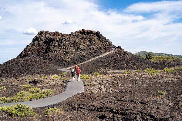The landscape at Craters of the Moon National Monument & Preserve in Idaho resembles that of the moon. (Mkopka/Dreamstime)