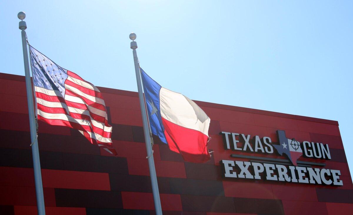 Texas Gun Experience hosted National Women's Range Day, sponsored by Gun Owners of America and Empowered2A on March 9, 2024, in Dallas. (Michael Clements/The Epoch Times)