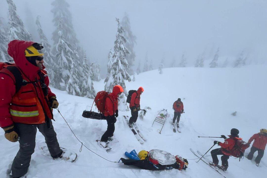 Woman Survives Being Buried 20 Minutes Upside Down in Avalanche Near Metro Vancouver
