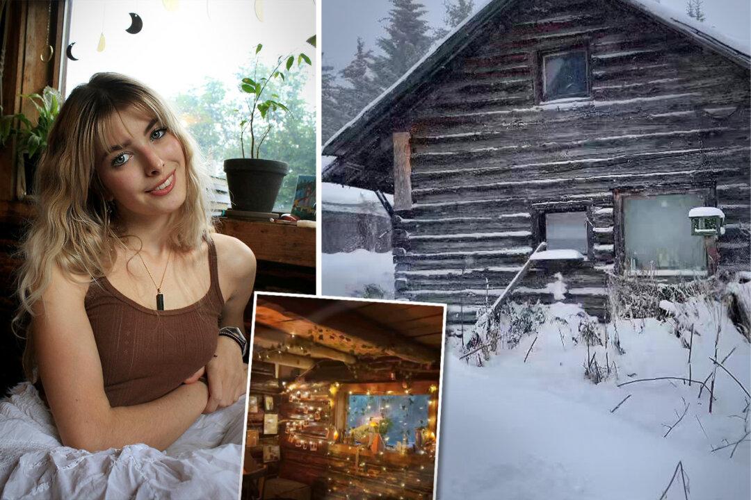 Woman, 19, Lives in Remote 100-Year-Old Cabin in Alaska—Where It Drops to -40—Without Heat, Water