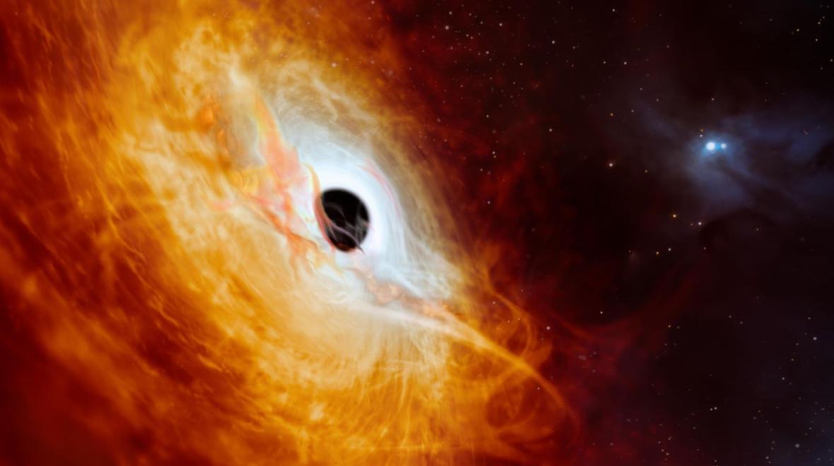 Researchers Discover a Record-Breaking, Fast-Growing Black Hole