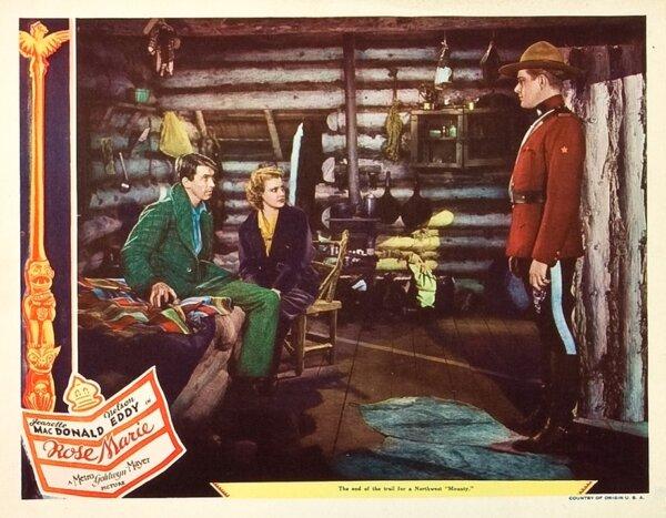A lobby card for the film “Rose-Marie” (1936). (MovieStillsDB)