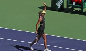 Caroline Wozniacki Wins Matchup of Moms in Indian Wells