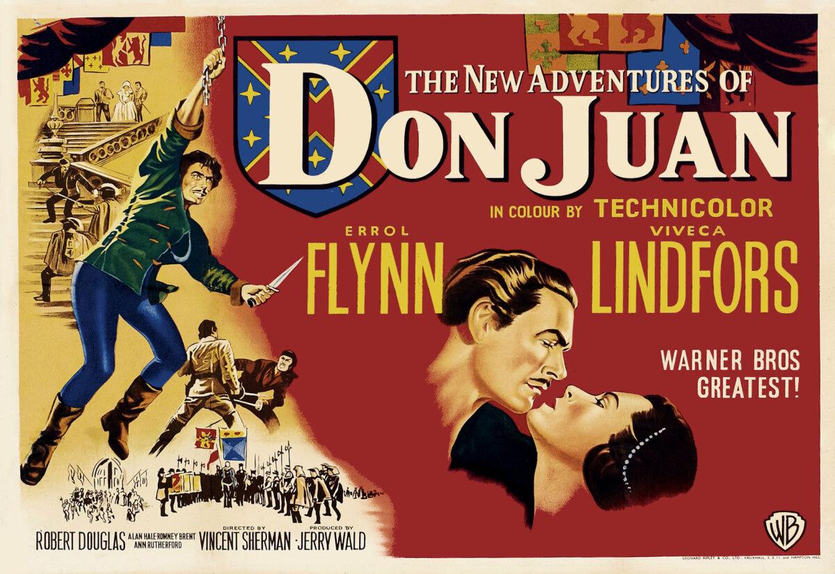 Lobby card for "The New Adventures of Don Juan." (Warner Bros.)