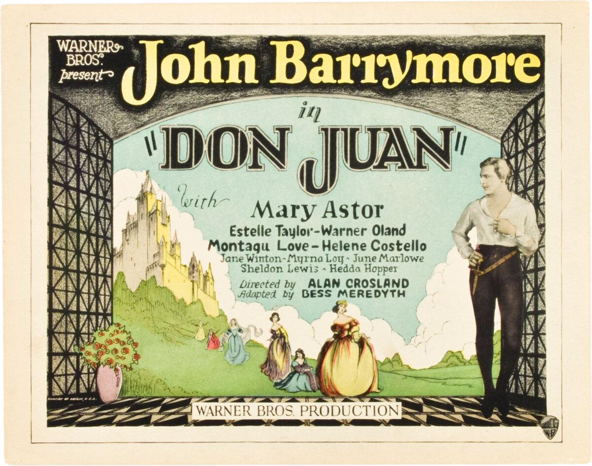 Lobby card for "Don Juan." (Warner Bros.)