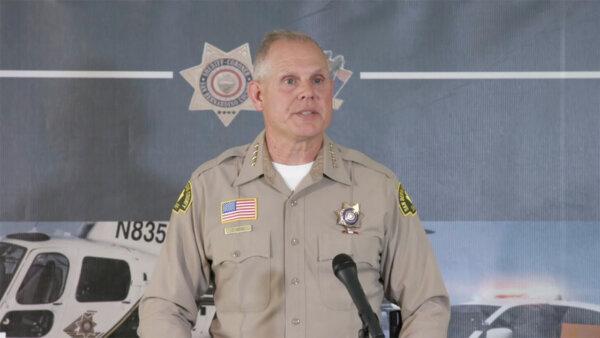 Sheriff Shannon Dicus said in February that the operators of illegal marijuana grows in the county were cartel, black market, and criminal organizations. (San Bernardino County Sheriff)