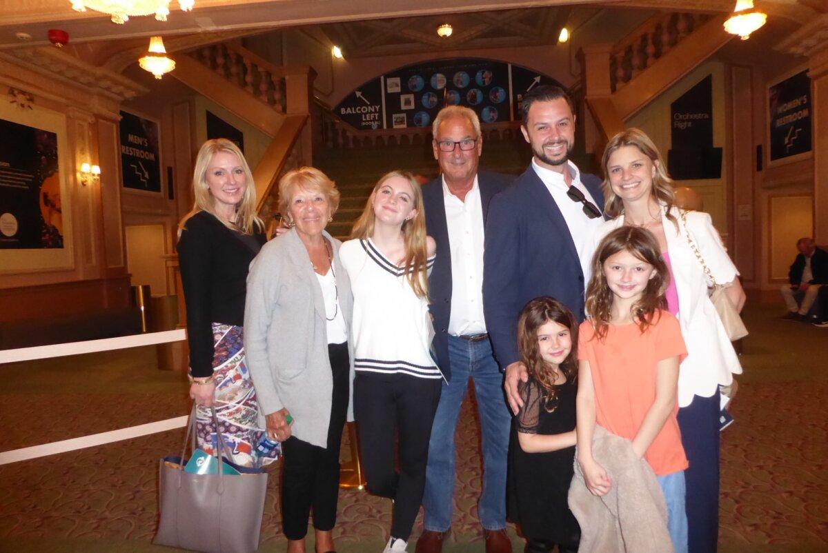 Greg Thomas Sr. and Greg Thomas Jr. brought their families to Shen Yun Performing Arts at the Miller Theater in Philadelphia on March 16. (Frank Liang/The Epoch Times)