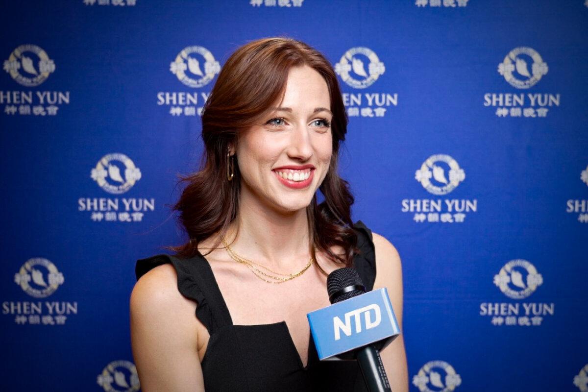 Elizabeth Morales attended Shen Yun Performing Arts at the Pikes Peak Center for the Performing Arts in Colorado Springs on March 16, 2024. (NTD)