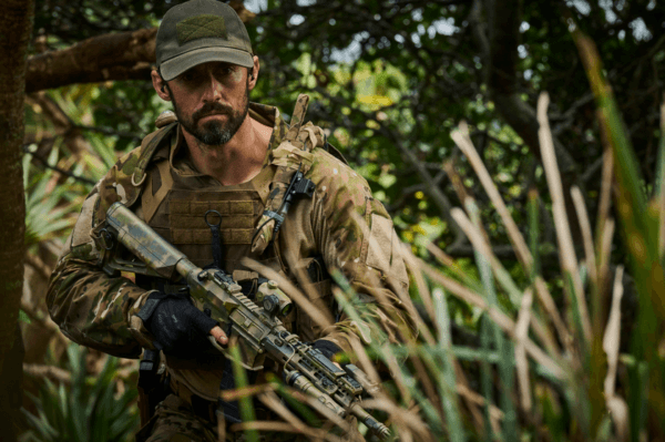 Master Sgt. Sweet (Milo Ventimiglia), in "Land of Bad." (The Avenue/Variance Films)