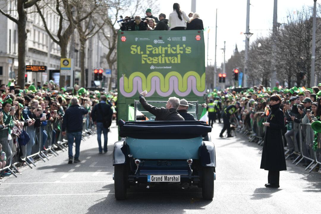 St Patrick’s Day Parade Marches Through the Irish Capital