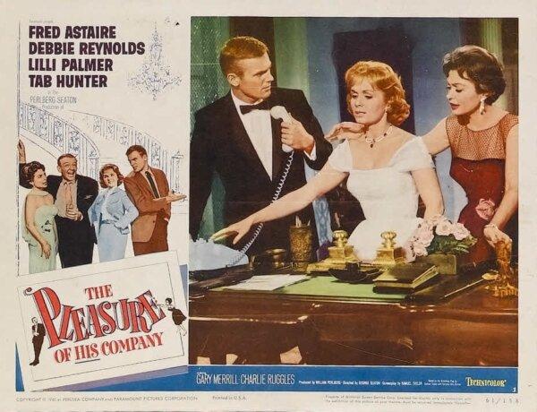 A lobby card for the 1961 film “The Pleasure of His Company.” (MovieStillsDB)