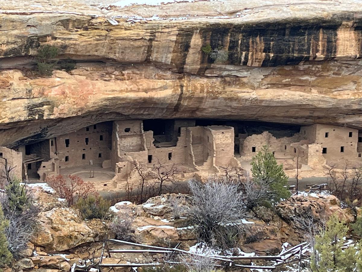 The Spruce Treehouse ruins, near Mesa Verde post office. (Courtesy of Deena Bouknight)