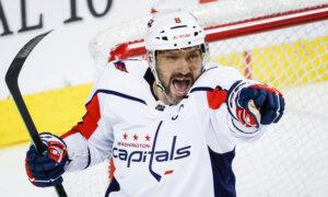 Caps Star Ovechkin Becomes 3rd in NHL History to Score 20 Goals in 19 Consecutive Seasons