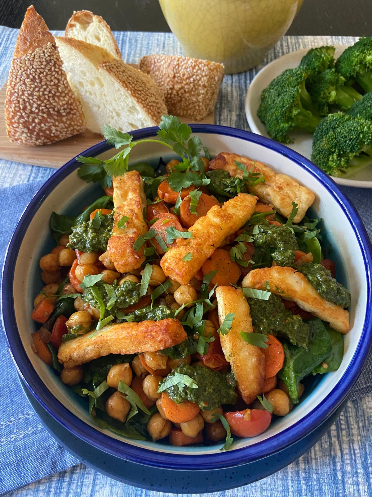 This Meatless Dish Featuring Halloumi ‘Fries’ Is Full of Flavor