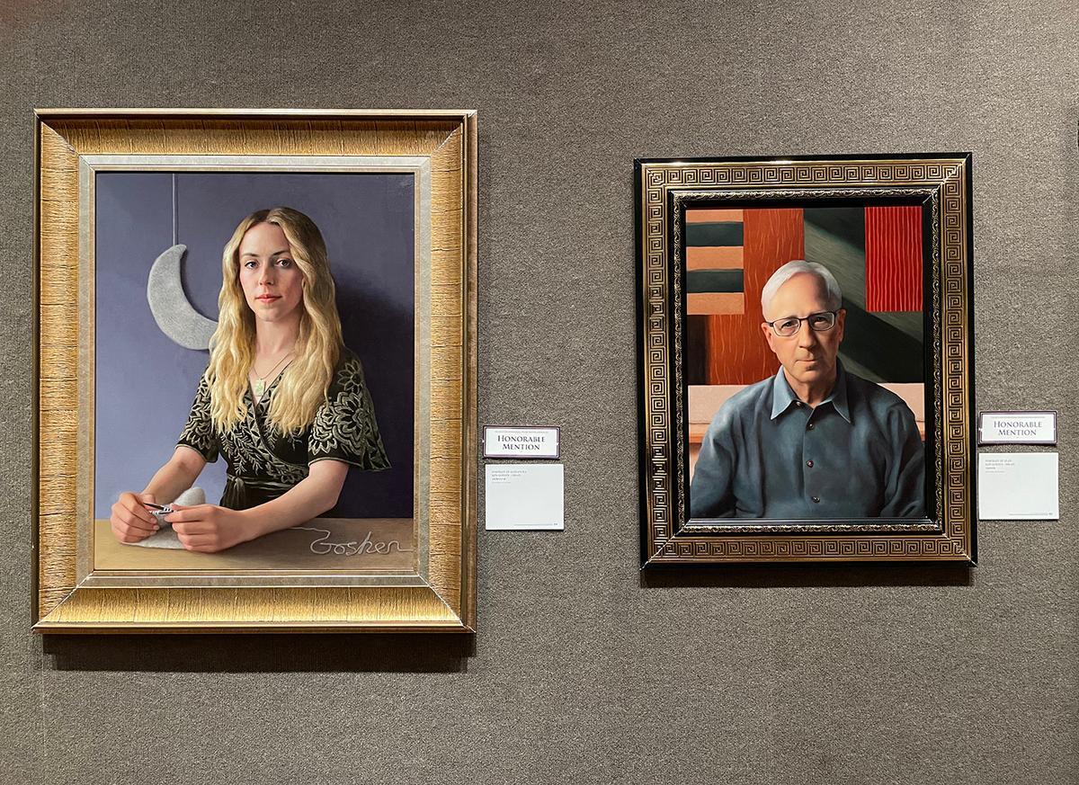 Mr. Goshen received Honorable Mention for his two paintings "Portrait of Alexandra" and "Portrait of Alan" at the Sixth NTD International Figure Painting Competition. (Courtesy of Ken Goshen)