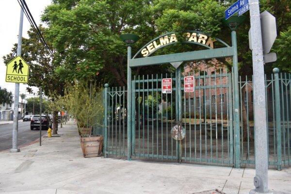 Selma Park received an Inside Safe cleanup operation in 2023. (Courtesy of The Hollywood Partnership)