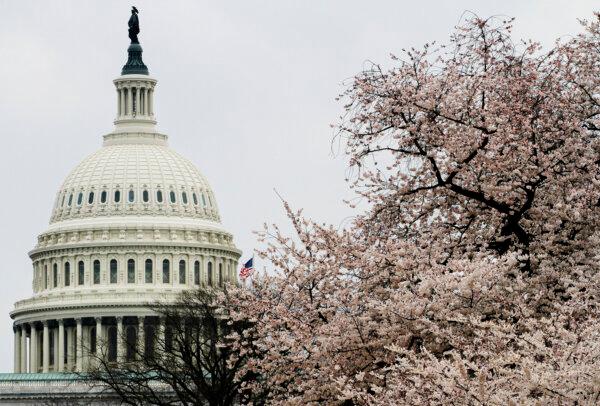 The U.S. Capitol on March 22, 2023. (Richard Moore/The Epoch Times)