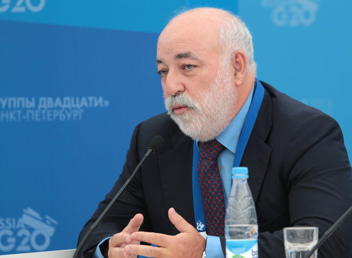 President of the Skolkovo Foundation Viktor Vekselberg attends a briefing at the G20 Summit on Sept.6, 2013, in St. Petersburg, Russia. (Anatoly Medved/Host Photo Agency via Getty Images)
