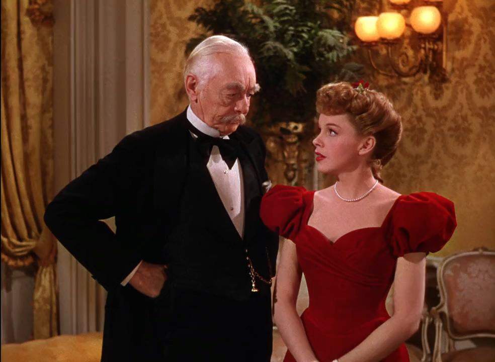 Grandpa (Harry Davenport) and Esther Smith (Judy Garland), in "Meet Me in St. Louis." (Metro-Goldwyn-Mayer)
