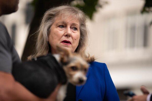 Susan Hall outside the Royal Courts of Justice, central London, on July 28, 2023. (James Manning/PA)