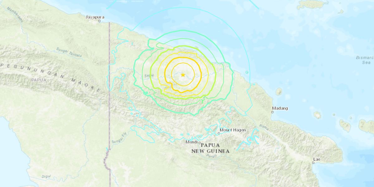 6.9 Magnitude Quake in Remote Papua New Guinea Kills 3 and Destroys Nearly 1,000 Homes