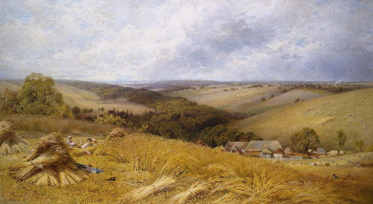 "A Hot Day in the Harvest Field," 19th century, by William W. Gosling. Oil on canvas. (Public Domain)<span style="color: #ff0000;"> </span>