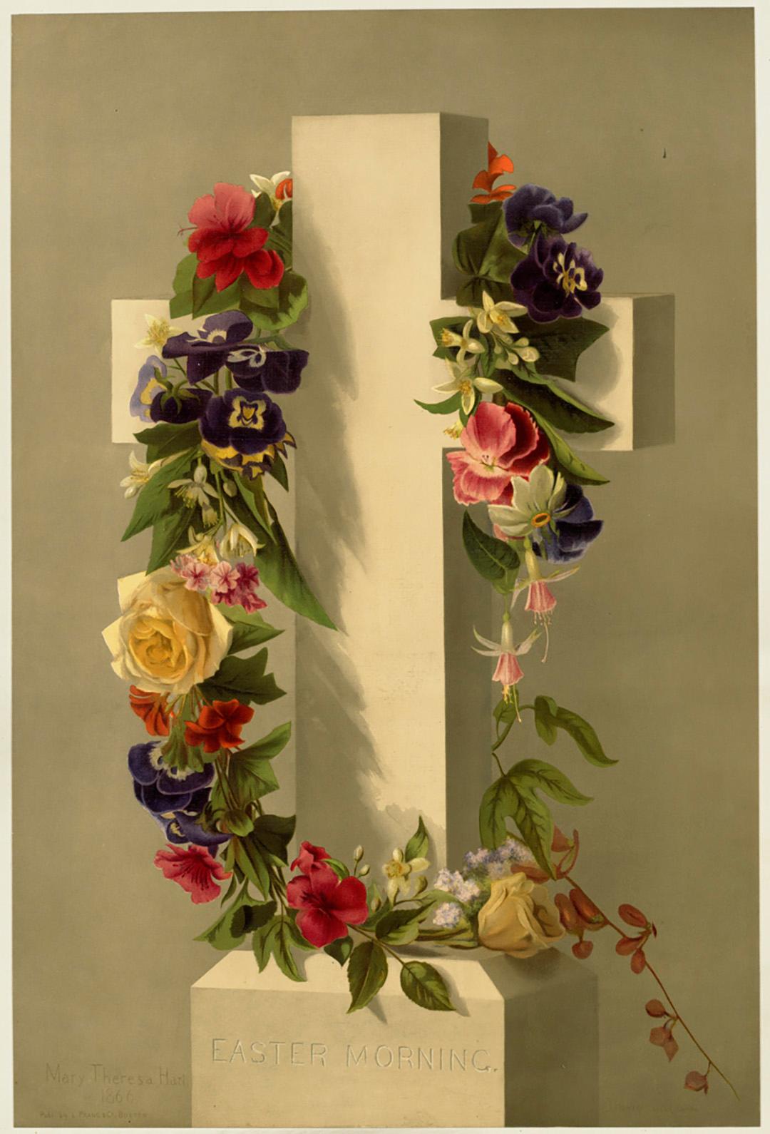 "Easter Morning," late 19th century, by Marie Theresa Hart. Boston Public Library. (Public Domain)