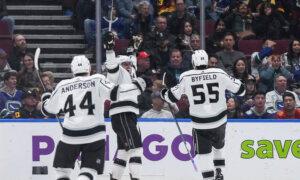 Kopitar, Kings Open Road Trip in Vancouver With Fourth Consecutive Victory