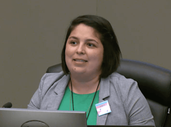 California’s Capital Declares Itself a Transgender Sanctuary City | USNN World News Councilwoman Katie Valenzuela speaks at a Sacramento City Council meeting on March 26, 2024. (Sacramento City Council/Screenshot via The Epoch Times)