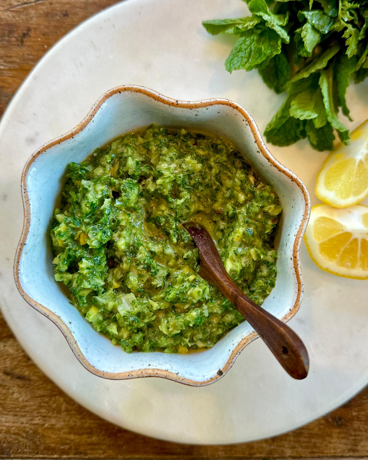 This salsa has a sweet and sharp citrus flavor, laced with skulking chile heat and pungent garlic. (Lynda Balslev for Tastefood)