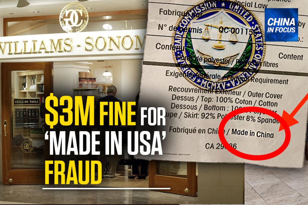 Williams-Sonoma Fined $3 Million for Fake Made-in-USA Labels