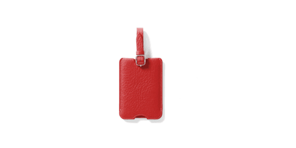 Leatherology Scarlet Luggage Tag
