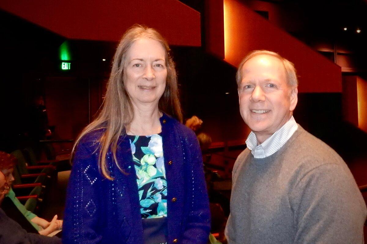 Judy and Dave Kriewall at the Shen Yun Performing Arts performance at Marion Oliver McCaw Hall on April 3, 2024. (Frank Zhang/The Epoch Times)