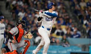 Ohtani’s First Home Run With Dodgers Seals Third Straight Win Over Giants
