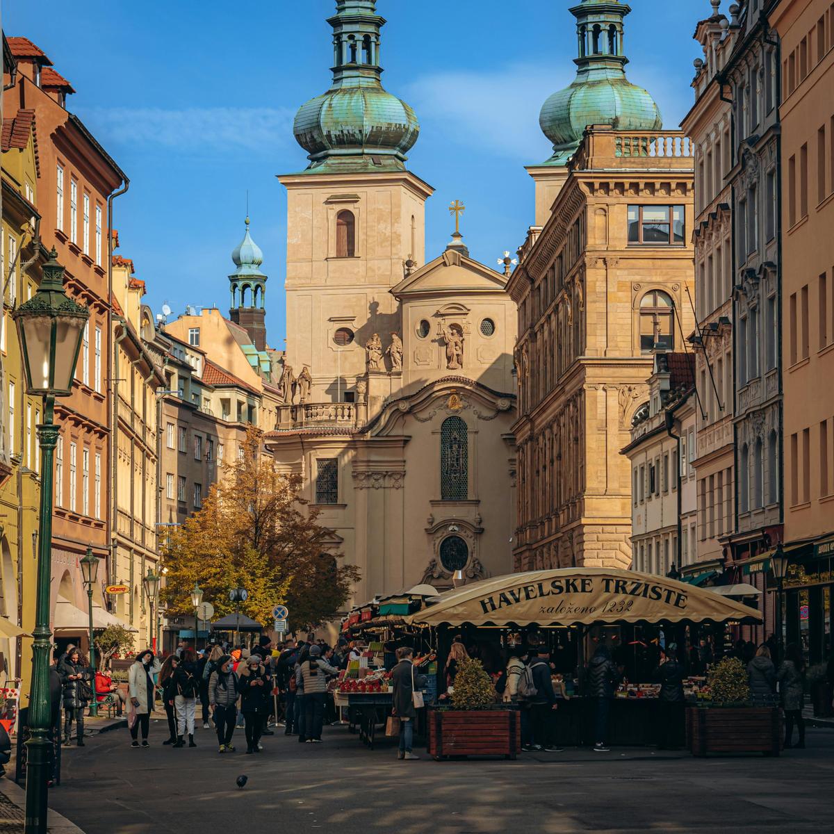 The Havelske Trziste market dates back to 1232 and sells fruits, vegetables, and arts and crafts. (Silvio Pelegrin/Pexels)