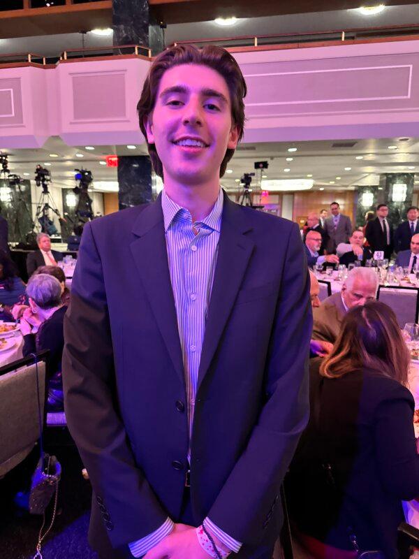 Jack Dorin attends the 2024 <span style="font-weight: 400;">New York Republican State Committee Annual Gala on April 4, 2024. </span>(Juliette Fairley/Epoch Times)