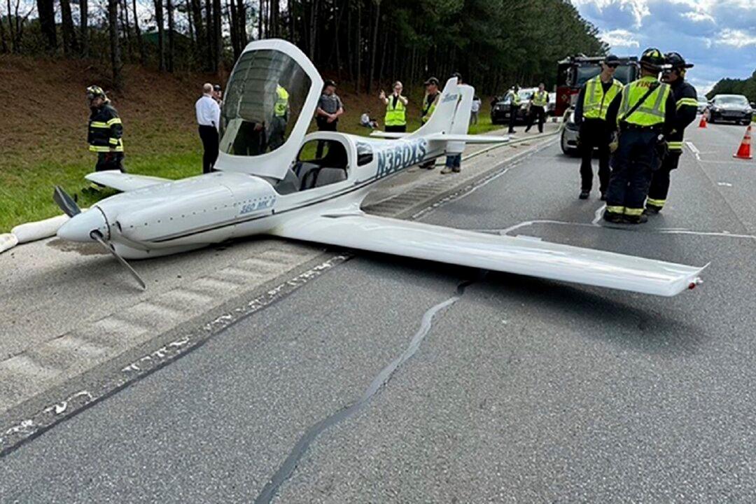 Small Plane Clips 2 Vehicles as It Lands on North Carolina Highway, but No Injuries Are Reported
