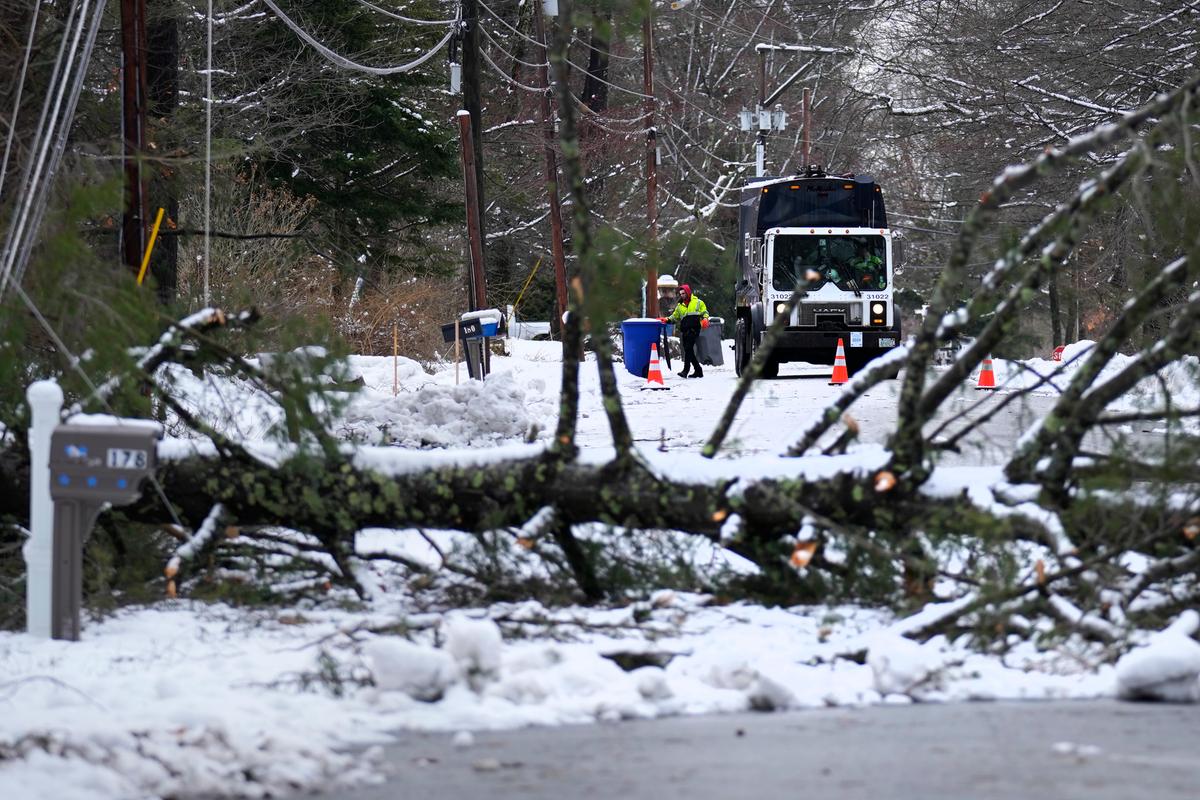 Tens of Thousands Still Without Power Following Powerful Nor’easter in New England