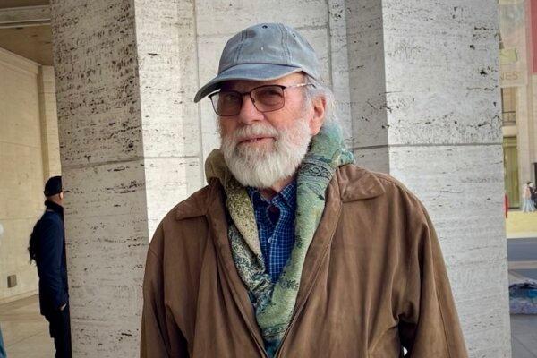 Jim Harris attended Shen Yun Performing Arts at Lincoln Center, in New York on April 7, 2024. (Frank Liang/The Epoch Times)