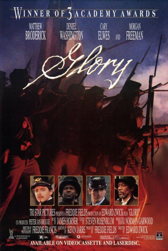 Theatrical poster for "Glory." (TriStar Pictures)
