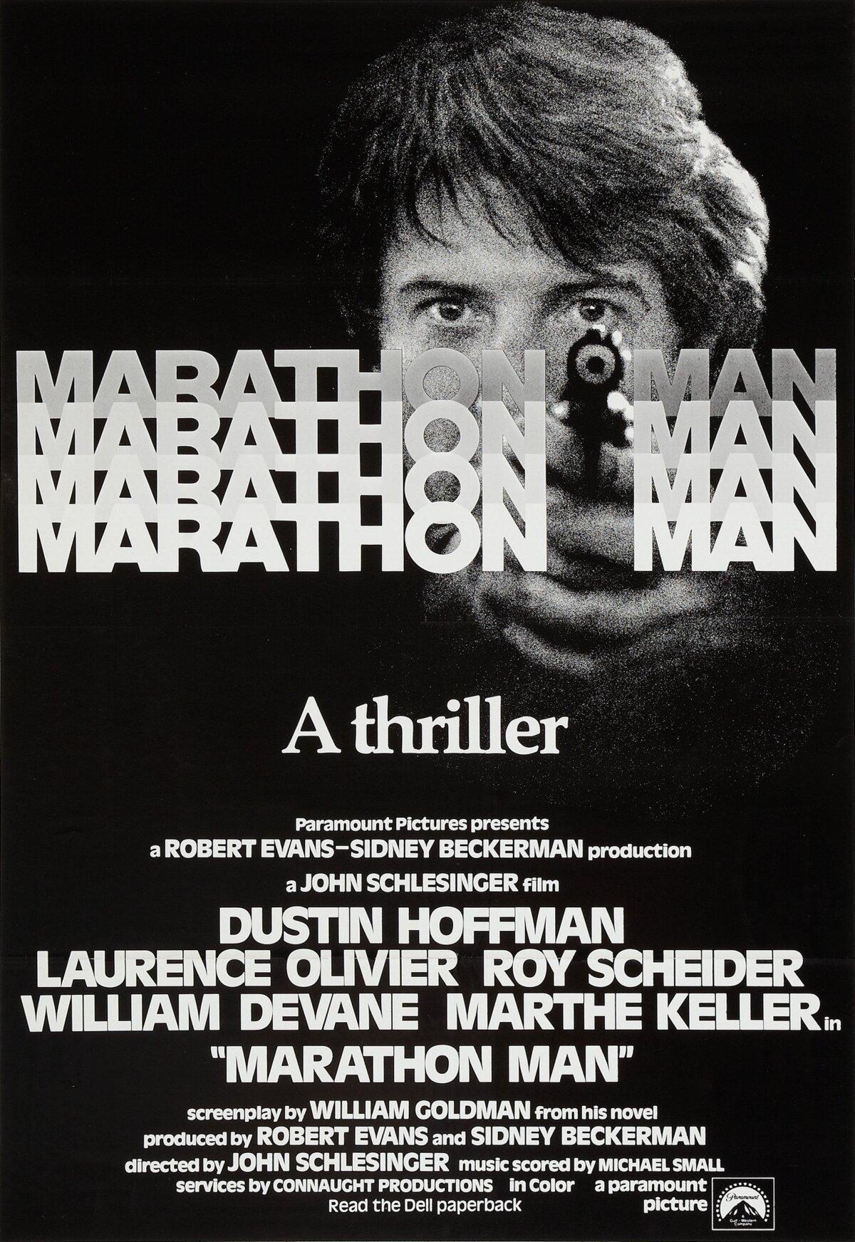 Theatrical poster for "Marathon Man." (Paramount Pictures)