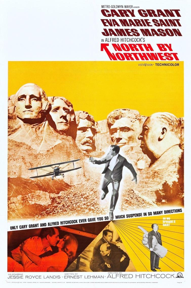 Theatrical poster for "North By Northwest." (Metro-Goldwyn-Mayer)