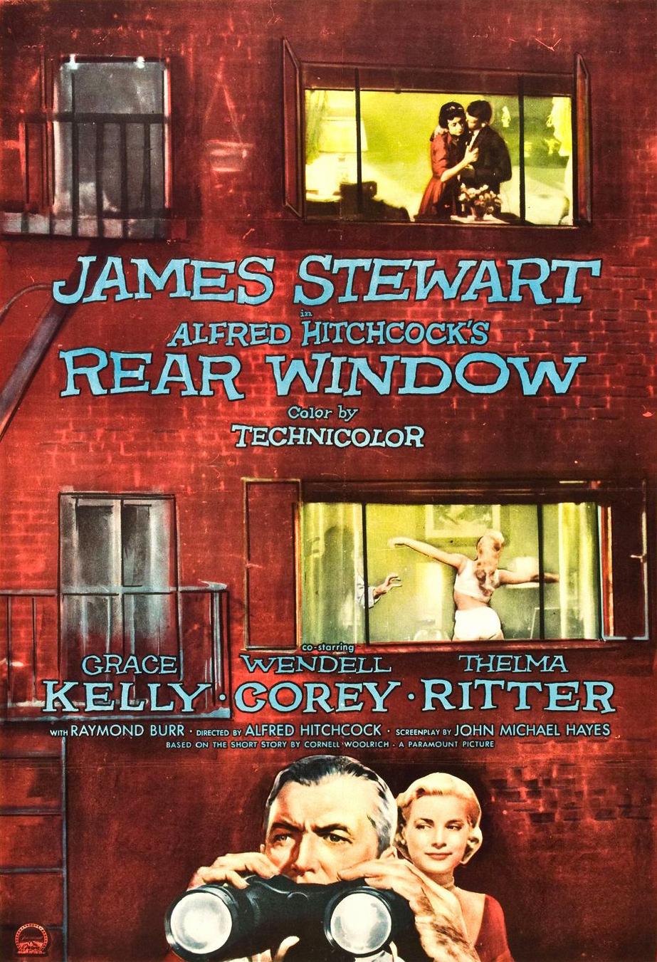 Theatrical poster for "Rear Window." (Paramount International)