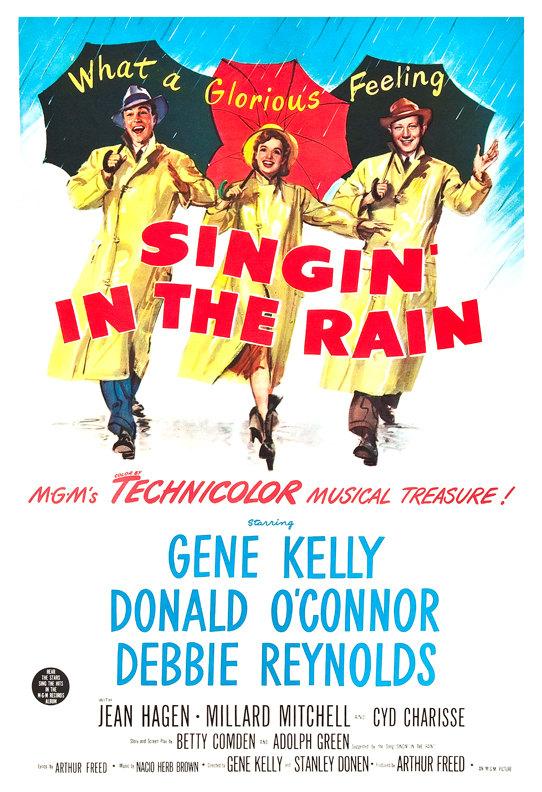 Theatrical poster for "Singin' in the Rain." (Metro-Goldwyn-Mayer)