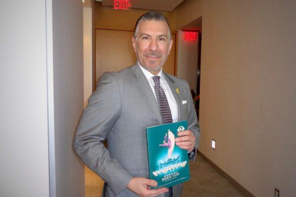 Philip Lieberman, a board member of the National Ballet of Canada, attended Shen Yun Performing Arts at the Four Seasons Centre for the Performing Arts in Toronto on April 6, 2024. (Allen Zhou/The Epoch Times)