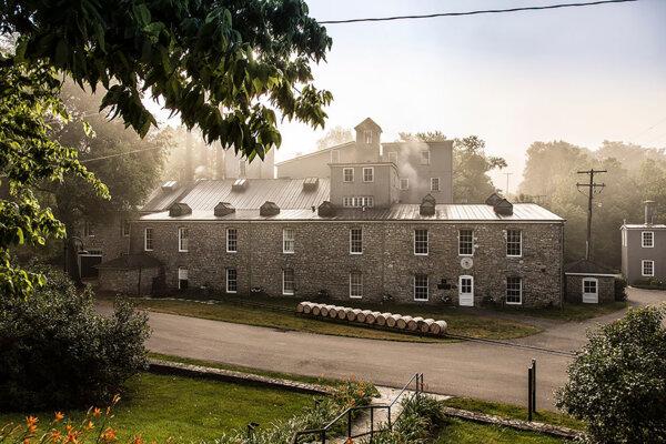 Stone warehouses at Woodford Reserve Distillery, the oldest bourbon distillery in Kentucky. (Woodford Reserve/TNS)